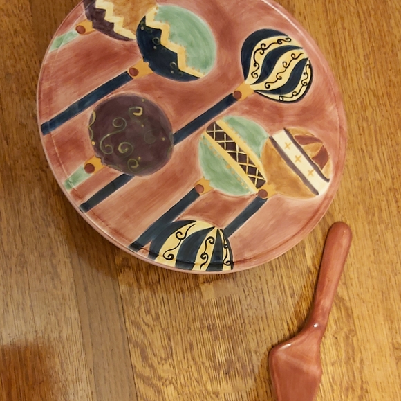 Cake stand and server - Picture 2 of 3